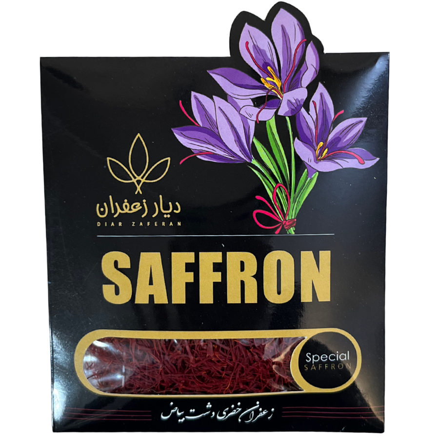 زعفران نگین پرسی صادراتی پاکت 0.5 مثقال